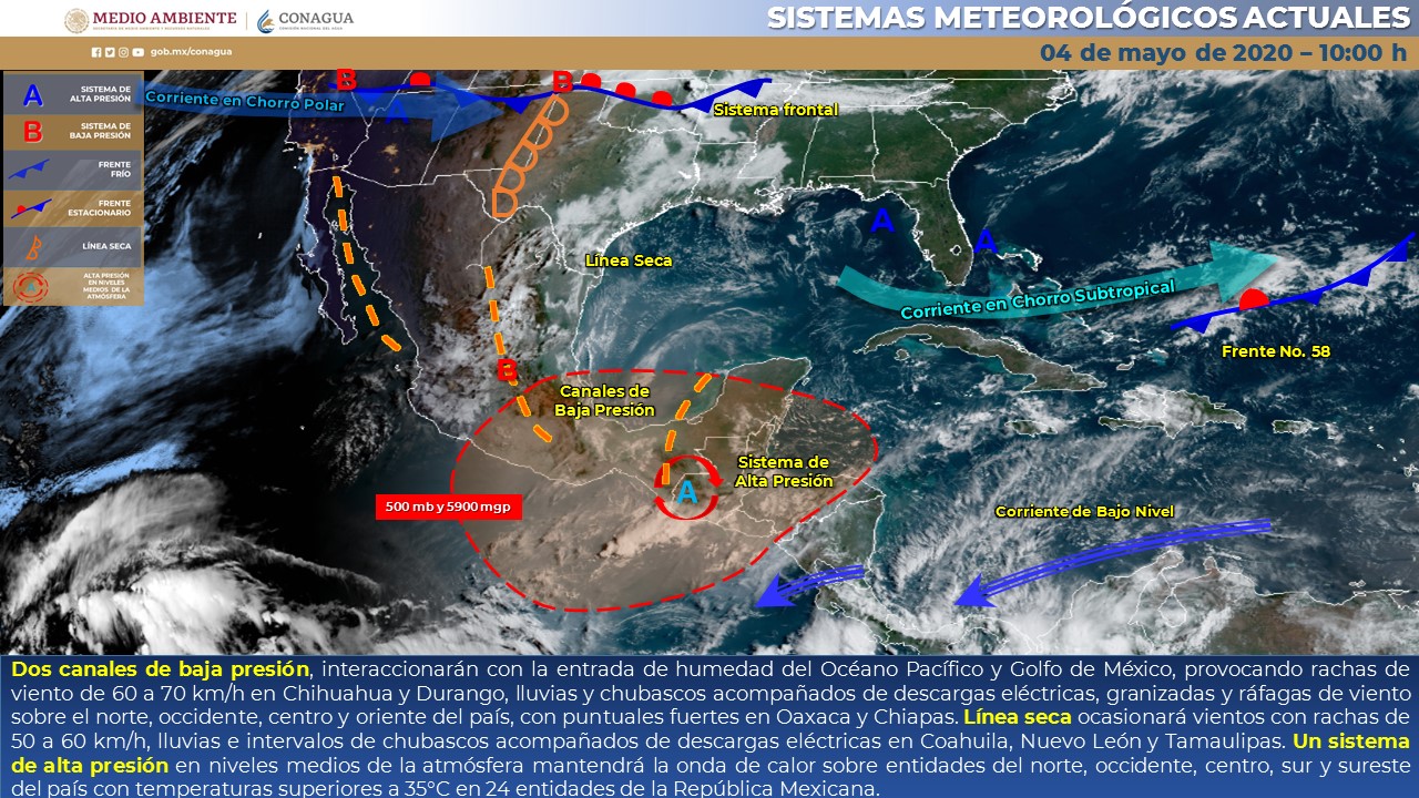 Cambio De Clima Para Tamaulipas Vientos Y Posibilidades De Lluvia