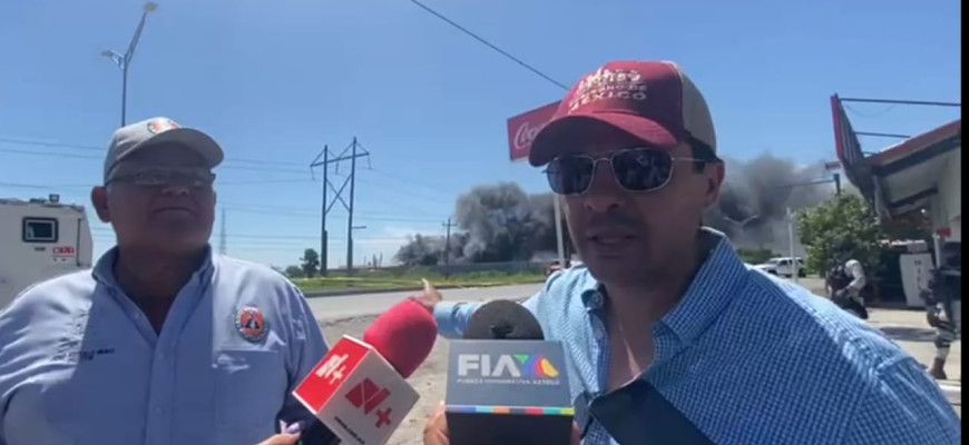 Descarta Gobierno De Matamoros Haya Heridos Por Incendio De Pipas