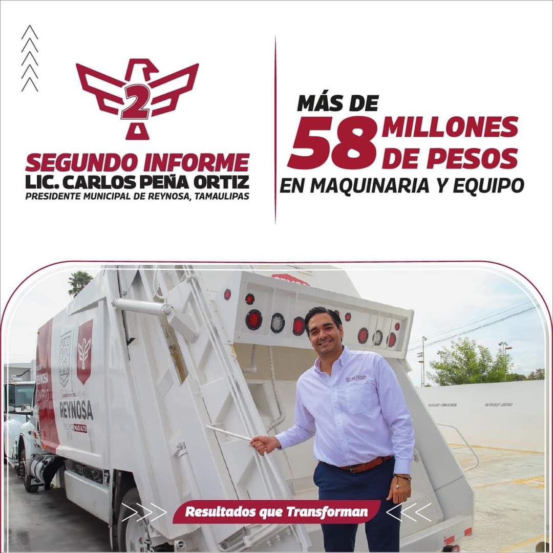 Calidad de servicios públicos es prioridad en Reynosa Carlos Peña