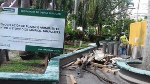 15 % registra de avance reconfiguración de la Plaza de Armas