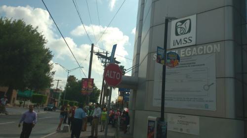 Realizan simulacro de incendio y evacuación en el edificio de la Sub Delegación del IMSS en Matamoros