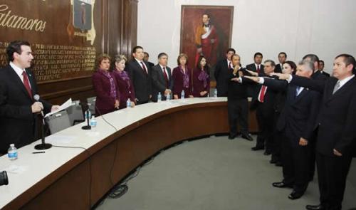 Designación y toma de protesta a funcionarios de primer nivel de Alfonso Sánchez