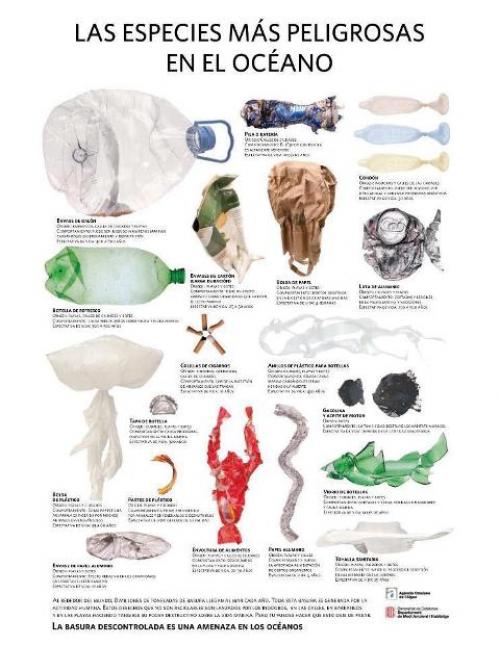 Con basura generan publicidad ecológica