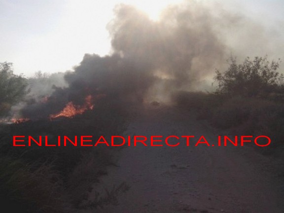 Bomberos acuden a incendio en yonke solo daños dejo