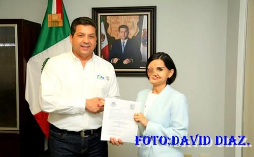 Dan nombramiento a Verónica Salazar como representante de oficina estatal en Matamoros