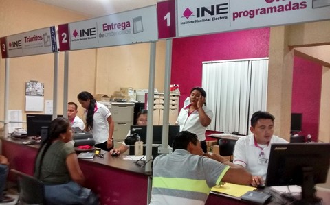 Pierden vigencia, 22 mil credenciales de elector en Matamoros