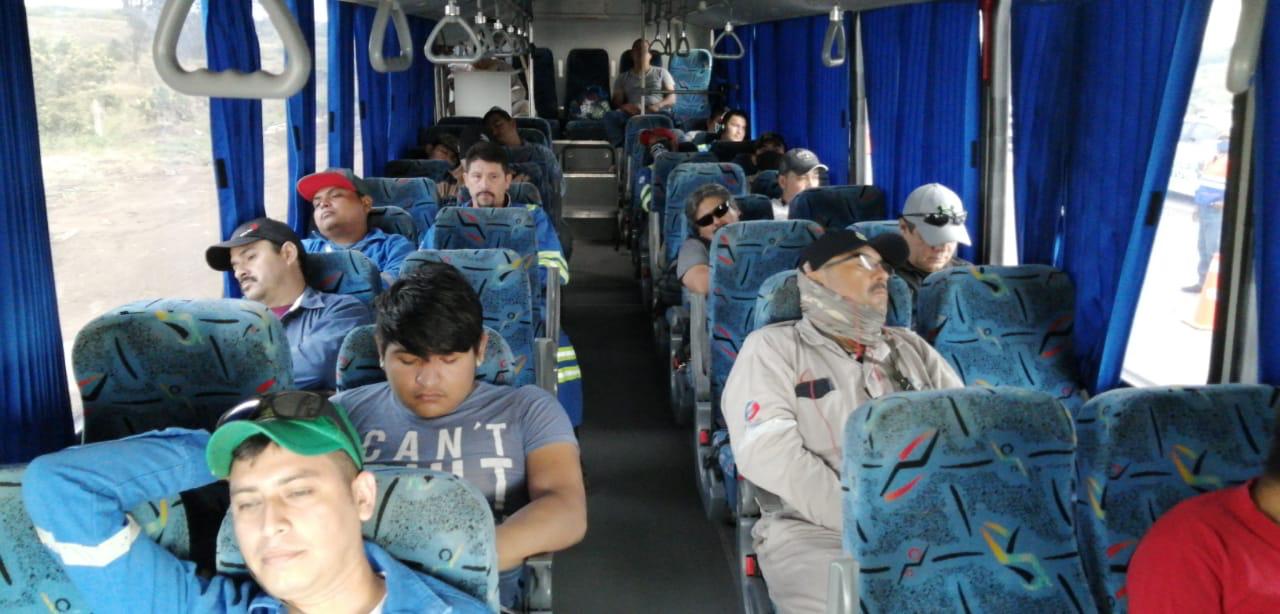 Detienen unidades con personal que no respetaba medidas higiénicas