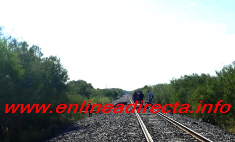 Encuentran a persona sin vida sobre las vías del tren