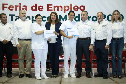 Gobierno de Tamaulipas promueve más de mil 370 vacantes, en la Feria de Empleo Tampico-Madero 2019