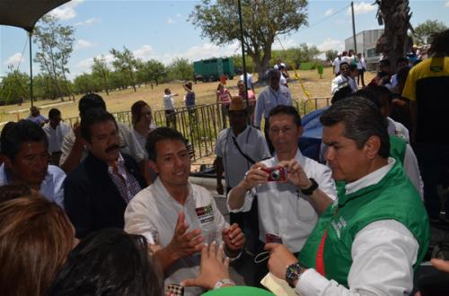 EPN sudó “la gota gorda” en gira por Reynosa