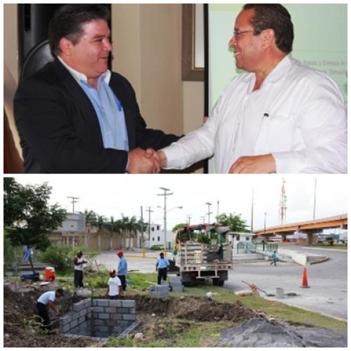 Nuevas obras evitaran que sectores del sur-poniente permanezcan inundados.