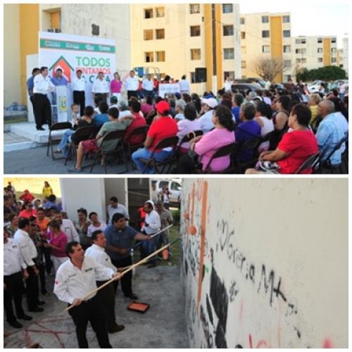 Alfonso Sánchez pone en marcha el programa “Todos pintamos la casa”.