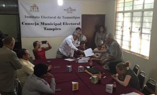Entregan constancia a candidata electa a la alcaldía de Tampico a través de su representante