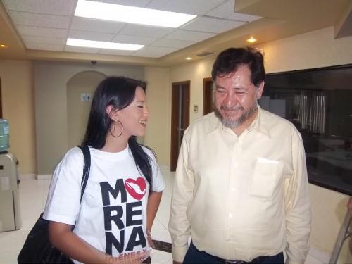 Está en Matamoros Gerardo Fernández Noroña