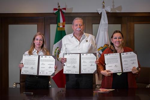 Tamaulipas primer estado del norte del país en firmar su adhesión con la UNICEF