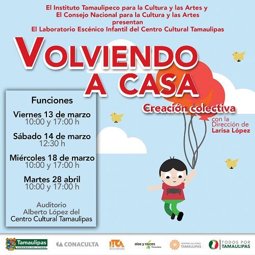 Invitan a ver la obra de teatro infantil Volviendo a casa