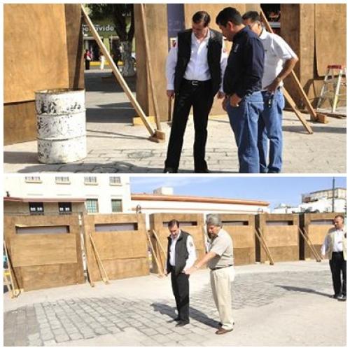 Prevé Alfonso Sánchez fuentes danzantes en la plaza; estarán listas para el día del niño