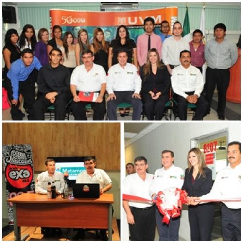 Alfonso Sánchez invitado especial en inauguración del canal UVMTV- Matamoros