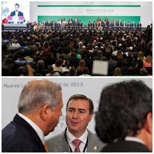 Enrique Peña y Egidio Torre unidos a favor de “México en Paz”