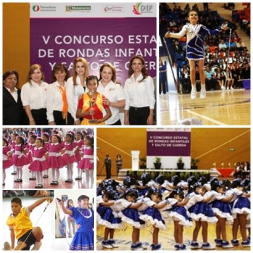 Encabeza Silvia Guerra 5to concurso estatal de rondas infantiles y salto de cuerda