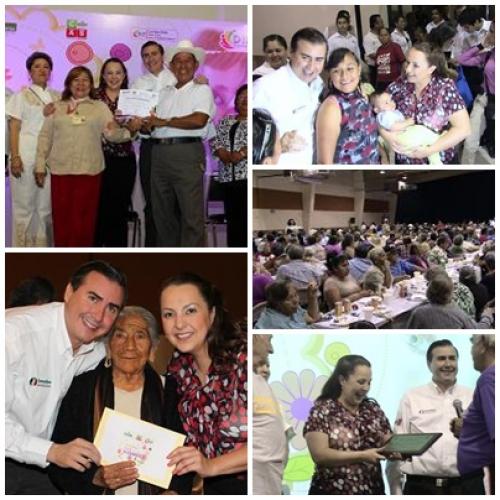 Abuelitas de Matamoros son festejadas por el Día de las Madres por Alfonso y Silvia