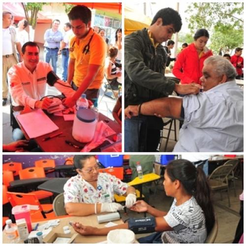 En este 2012 se reforzaron programas y acciones de Salud en favor de los Matamorenses