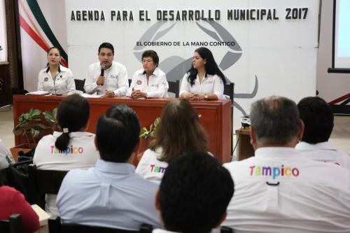 Realiza gobierno de Tampico primera capacitación de la “Agenda para el Desarrollo Municipal 2017”