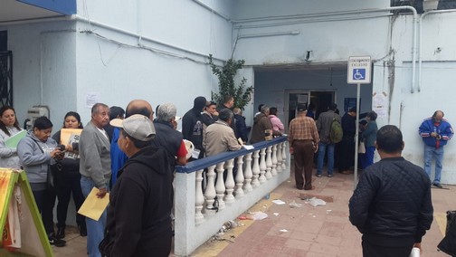 Sin sistema oficina fiscal de Madero