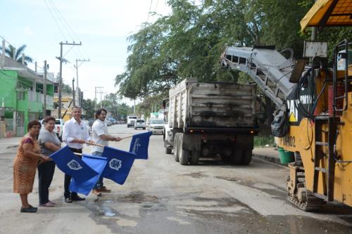 Pone en Marcha Chucho Nader Nuevo Reencarpetado en la colonia Pescadores