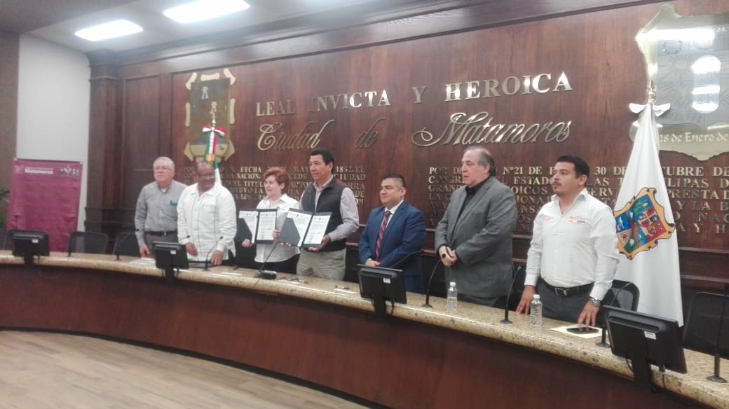 Firma Tec Matamoros con Ayuntamiento convenio de colaboración en labor social