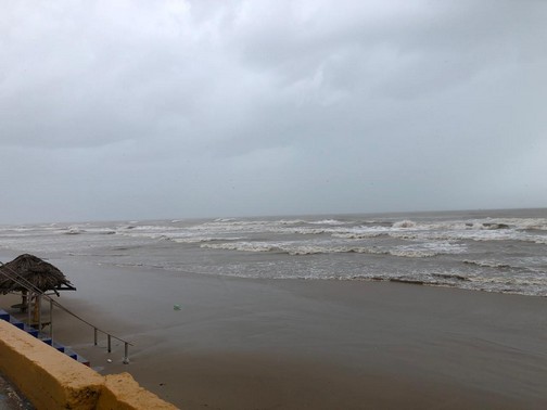 Pocas afectaciones en la Playa Bagdad tras paso de Hanna