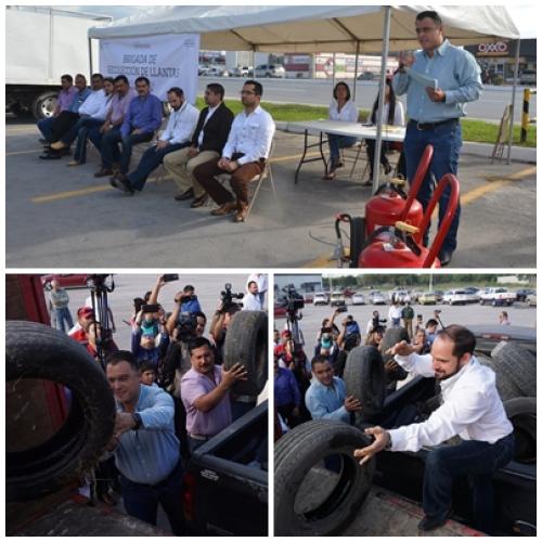 Habilita Municipio tres centros de acopio para recolección permanente de llantas usadas