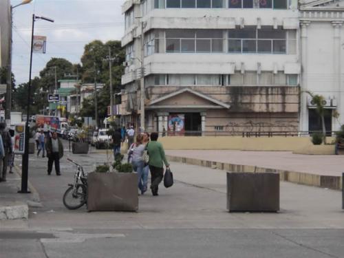 Proyecto en zona peatonal quedó pendiente