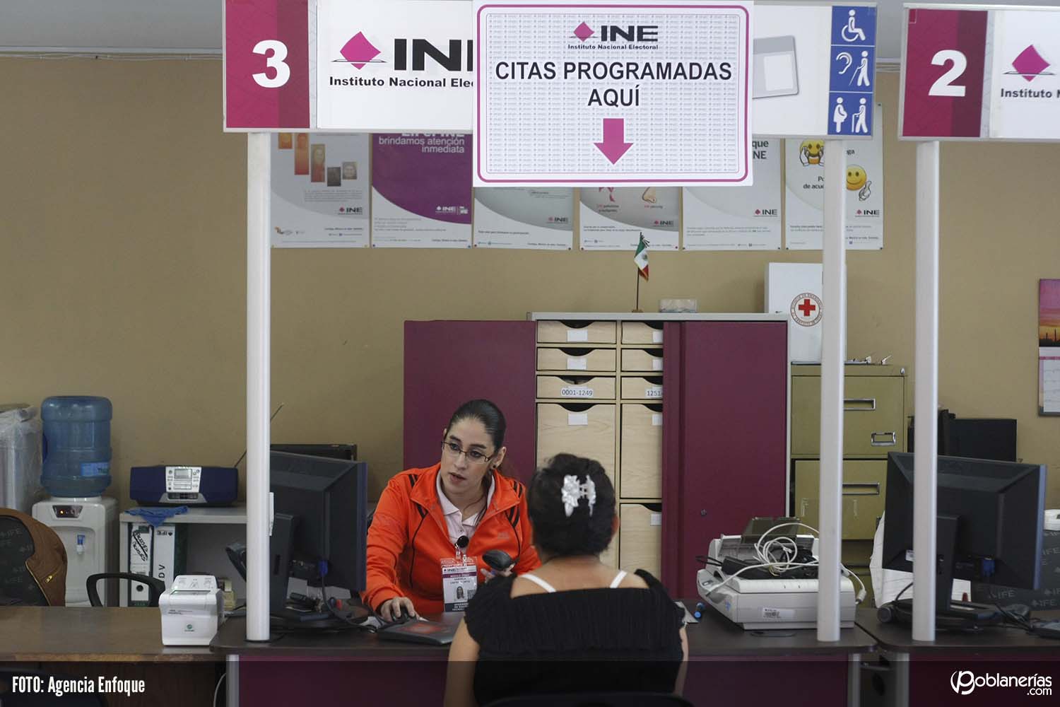 INE cierra los módulos de atención ciudadana