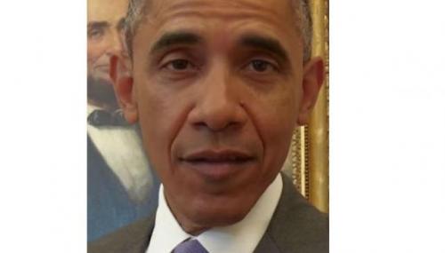 Obama imita al personaje de la serie “House of cards”