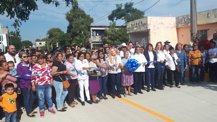 Refuerzan programa de pavimentación de circuitos viales en Altamira
