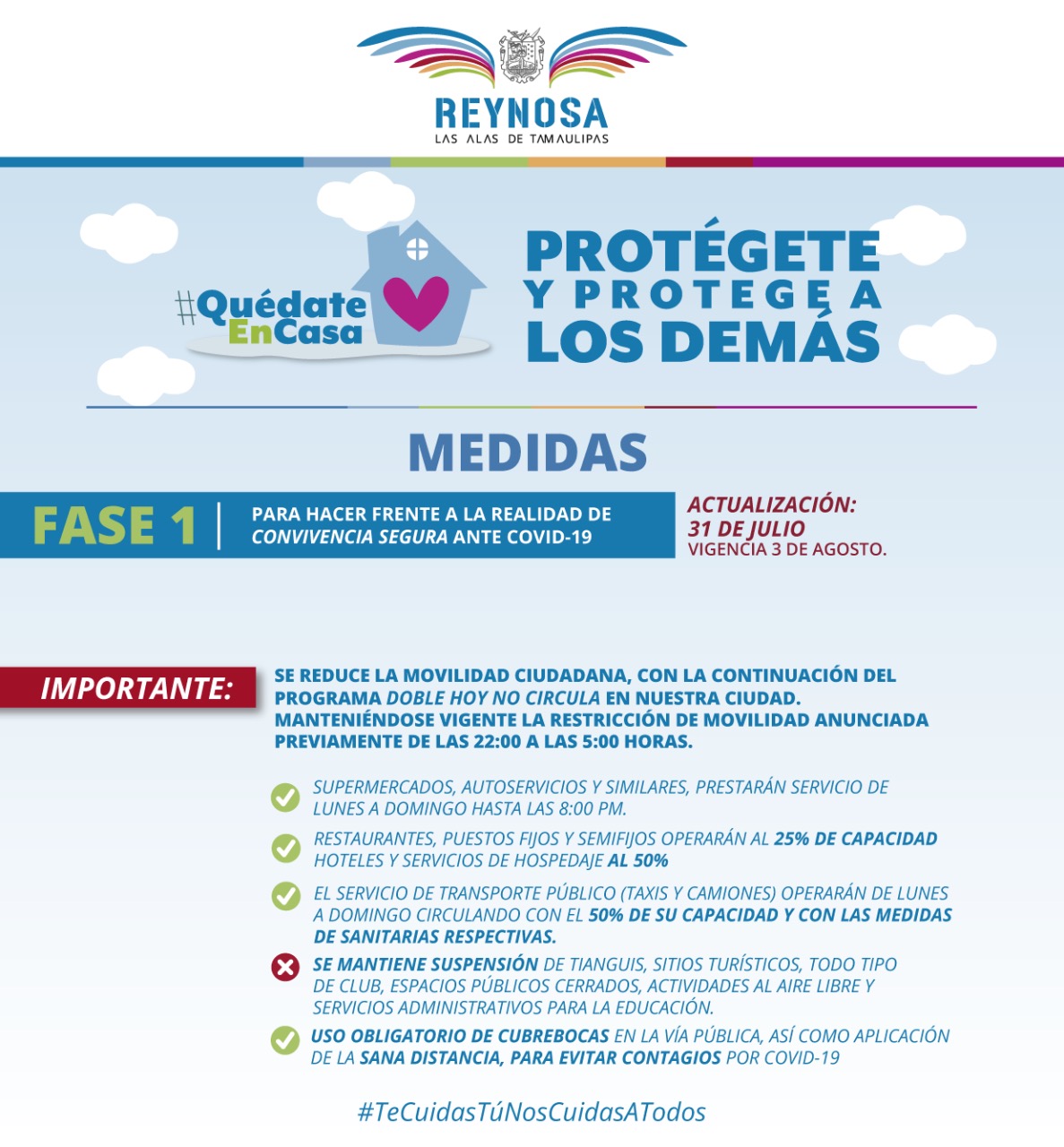 Protégete y protege a los demás