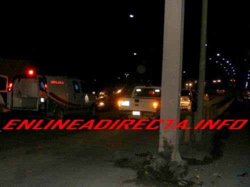 Registran choque vial en la Aquiles Serdán