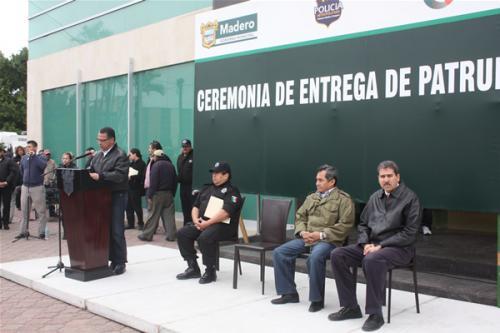 Entregaron 7 patrullas la Dirección de Seguridad Pública y Vialidad
