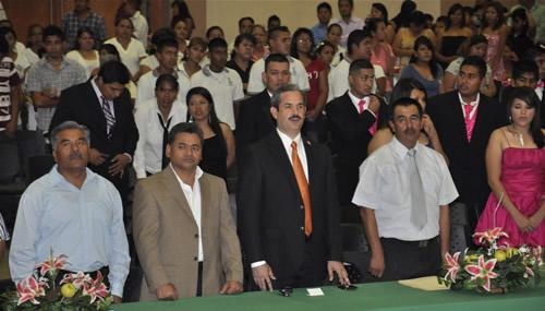 Benjamín Galván, padrino de la Generación 2008-2011 del COBAT 23