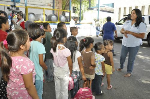 Inculcan cuidado del agua a niños del Campamento TAMUL.
