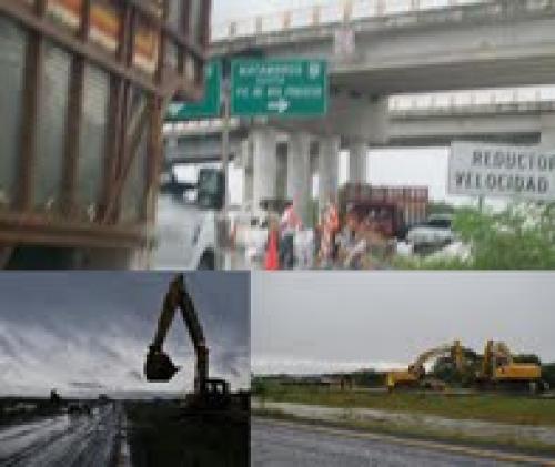 Peligro en la autopista tramo Río Bravo-Matamoros