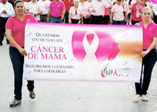 Caminata en contra del cáncer de mama