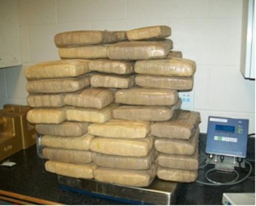 Decomisan en Del Río, Texas 58kg de marihuana