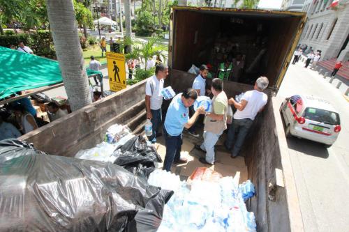 Envía Tampico 20 toneladas de apoyo a damnificados por sismo en Oaxaca
