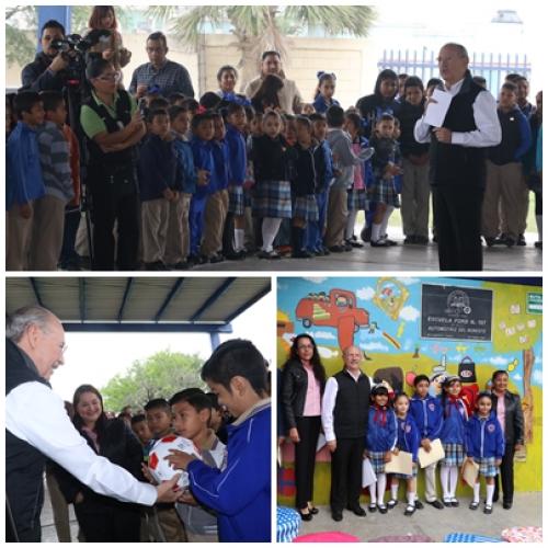 Exhorta Jesús de la Garza a maestros y padres de familia a impulsar el gusto por la lectura entre sus alumnos