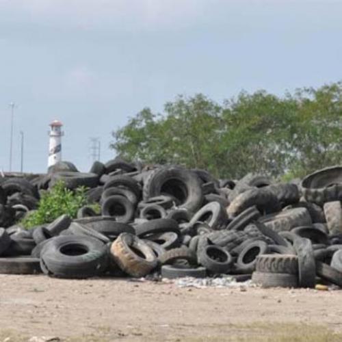 Comprimirá control ambiental los 3 millones de llantas que tiene Matamoros