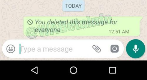 ¡Ya es oficial!: WhatsApp ya permite eliminar los mensajes enviados