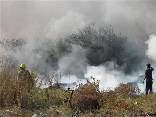 Piden evitar la quema de basura