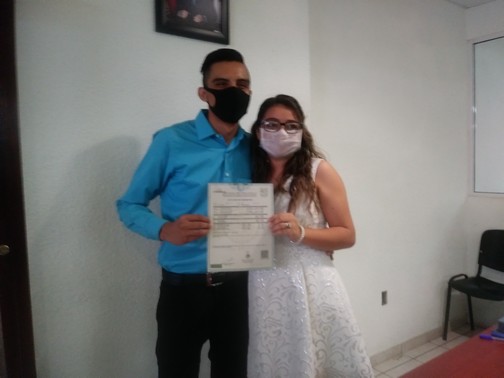 Samaria y Jesíºs pudieron contraer matrimonio hoy al reanudan las  ceremonias en la Segunda Oficialía del Registro Civil en Tampico |  EnLí